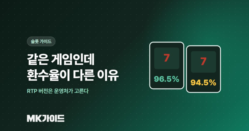 사이트마다 환수율이 다른 이유
