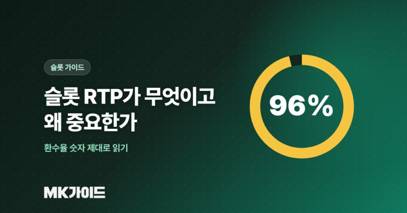 슬롯 RTP 뜻과 확인하는 법
